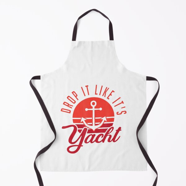Item preview, Retro Sunset Drop It Likes Its Yacht Boat Owner designed and sold by justrepit.