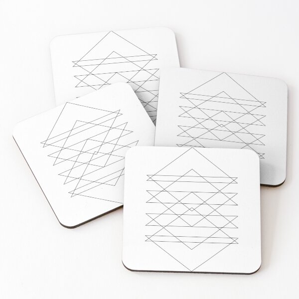 Item preview, Sacred Geometry Abstract Art Geometric Triangle Lines designed and sold by justrepit.