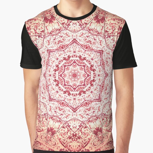 Gift for Yogi - Zen Pink Mandala Design - Yoga Present Graphic T-Shirt