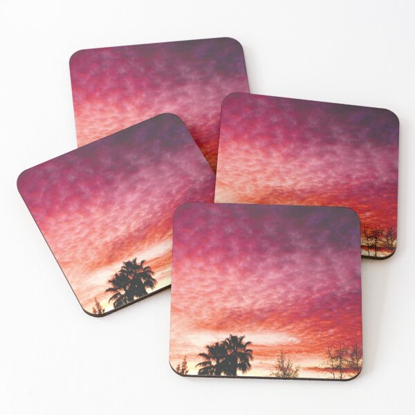 Item preview, Pink Orange Cloudy Sunset - Watercolor Painting 2 designed and sold by Unaiza Khalid.