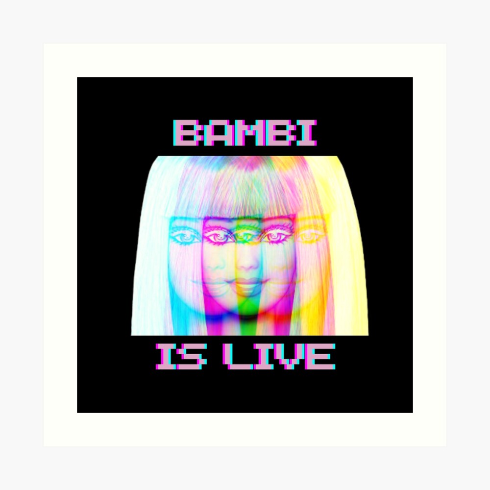 Bambi Is Live Sissy Hypno Psychedelic Glitch