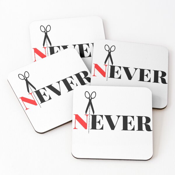 Item preview, Never Ever, Daily quote for your inspiration designed and sold by BlareBlare.