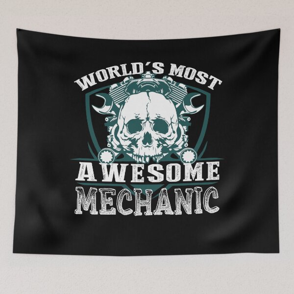 Item preview, World's Most Awesome Mechanic designed and sold by UnknownArtistt.
