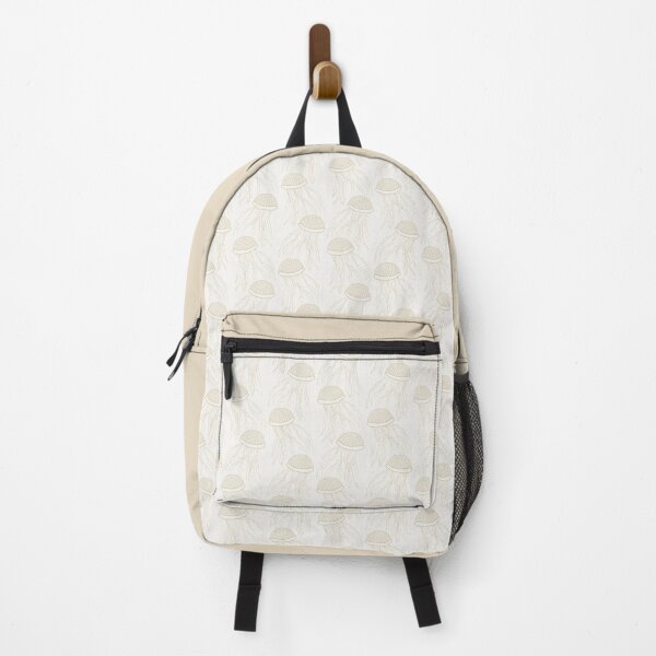 Item preview, Jellyfish Bloom Pattern Ornate Outlines - Gold-White designed and sold by Daniel Bevis Design.