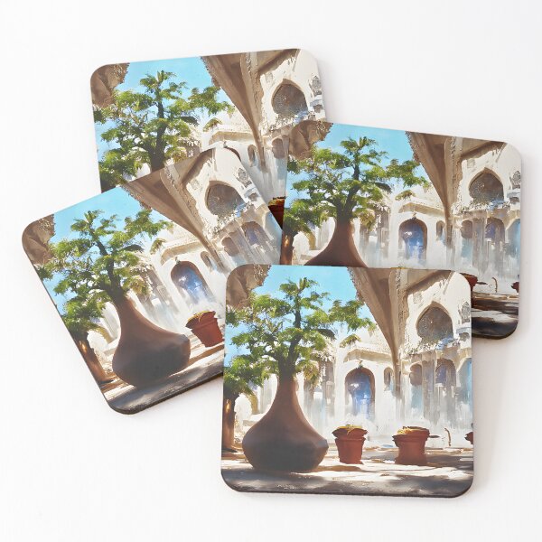 Item preview, Royal palace courtyard designed and sold by fizzribbit.