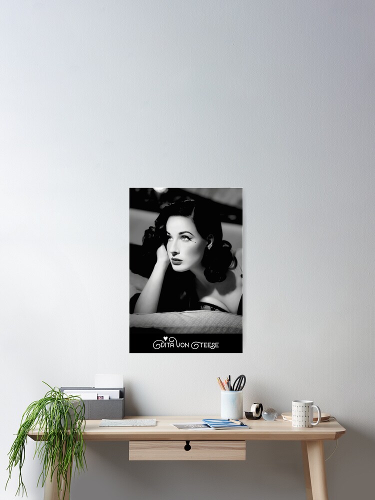 額装品/Dita Von Teese /ディタフォンティース/サイン入/ポスター 額装品/Dita Von Teese /ディタフォンティース/サイン入