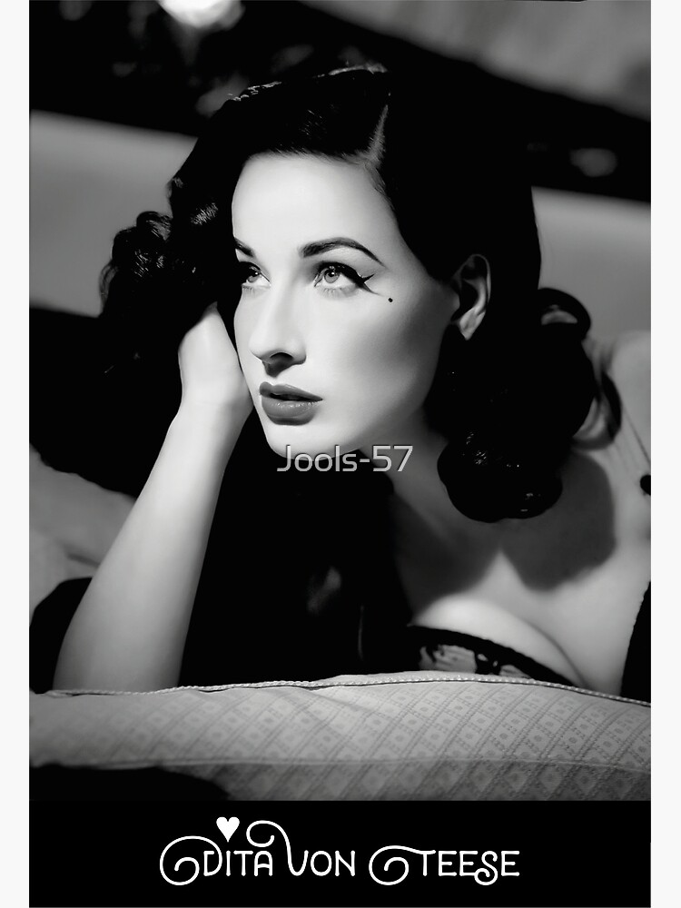 額装品/Dita Von Teese /ディタフォンティース/サイン入/ポスター Dita Von Teese (ディタ・フォン・ティース)手書きサイン入り