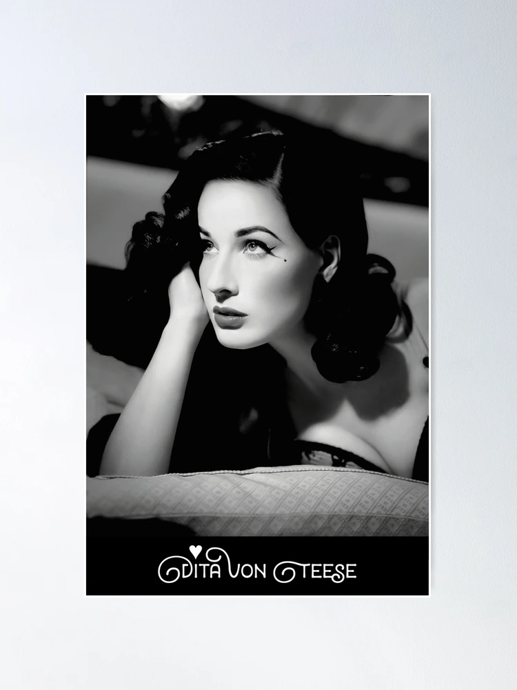 額装品/Dita Von Teese /ディタフォンティース/サイン入/ポスター 額装品/Dita Von Teese /ディタフォンティース/サイン入