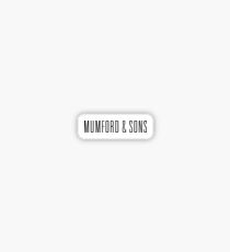 mumford and sons Sticker