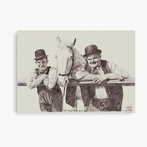 'The Boys and Blue Boy' Canvas Print