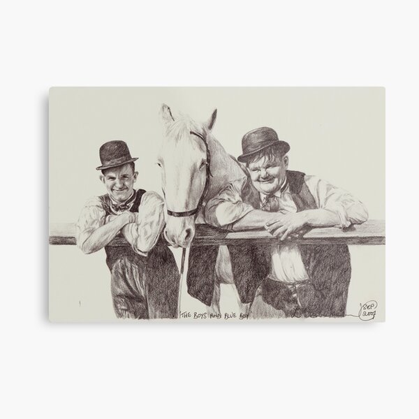 'The Boys and Blue Boy' Metal Print
