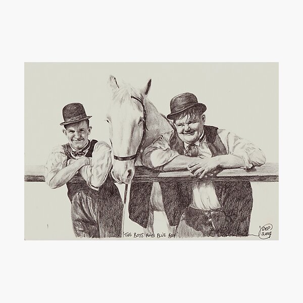 'The Boys and Blue Boy' Photographic Print