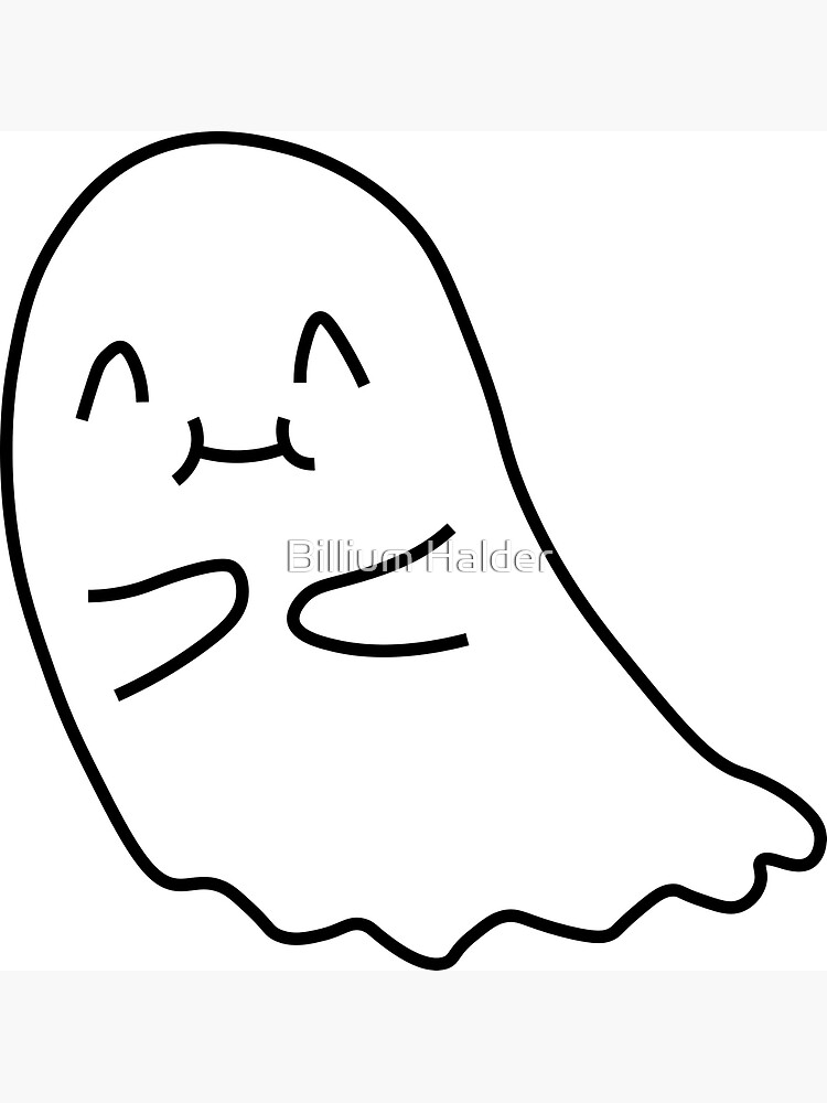 "funny ghost tshirt and sitcker" Poster for Sale by BilliumHalder