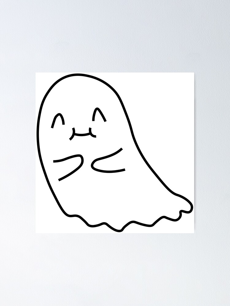 "funny ghost tshirt and sitcker" Poster for Sale by BilliumHalder
