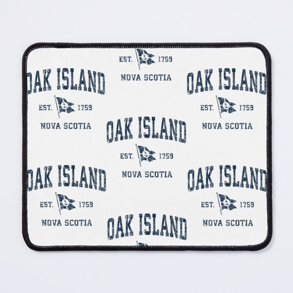 Item preview, Oak Island Ns Vintage Sports Navy Boat Anchor Flag designed and sold by Doctor144.