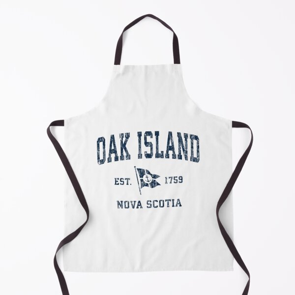 Item preview, Oak Island Ns Vintage Sports Navy Boat Anchor Flag designed and sold by Doctor144.