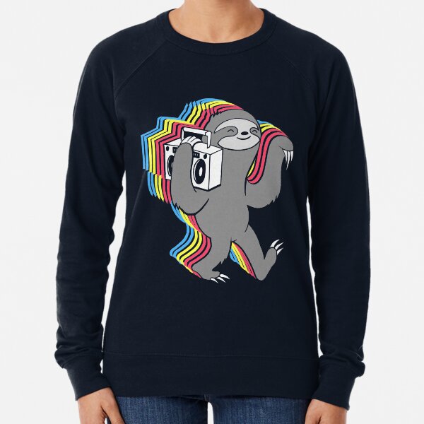 Item preview, Slow Jams (Boombox Sloth)  designed and sold by ROBOTFACE T-Shirts.