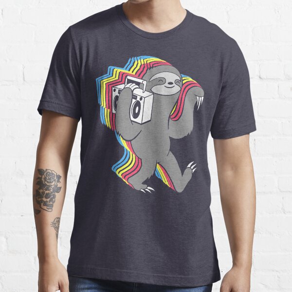 Slow Jams (Boombox Sloth) Essential T-Shirt