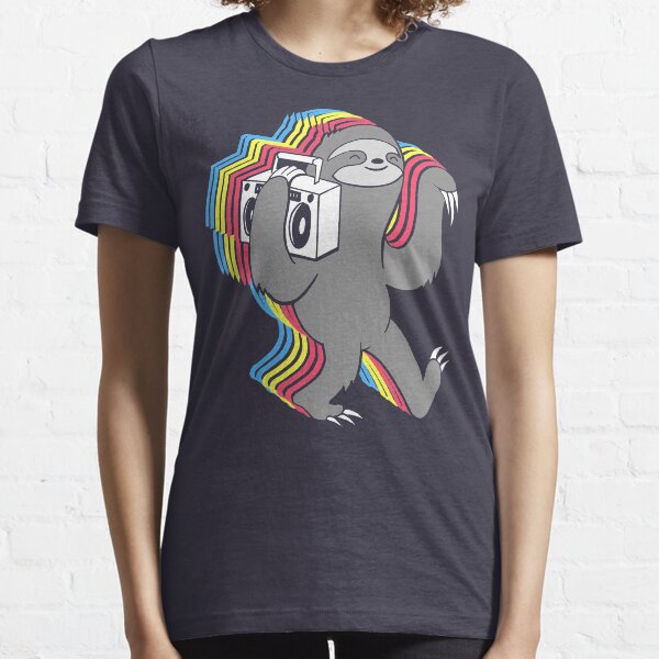 Slow Jams (Boombox Sloth) Essential T-Shirt