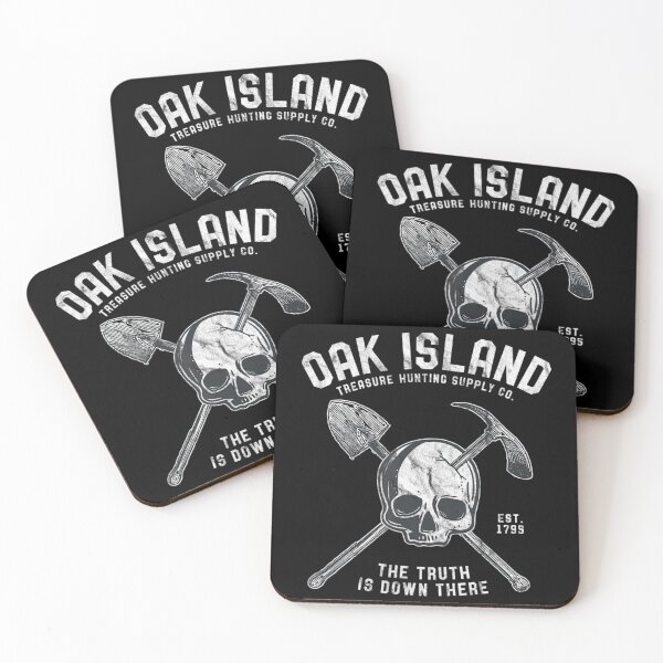 Item preview, Oak Island Vintage Skull Templar Treasure Hunting designed and sold by Doctor144.