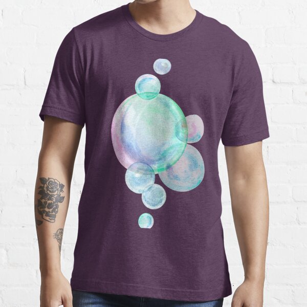 Watercolor soap bubbles Essential T-Shirt for Sale by Ekaterina