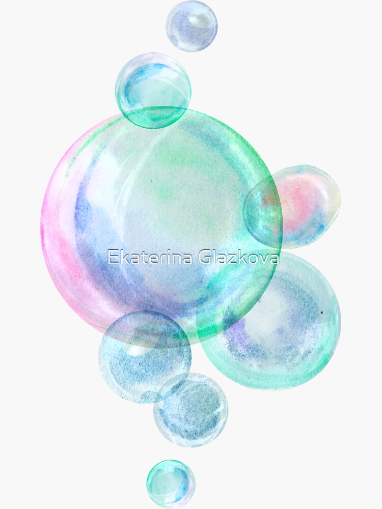 Clear Bubble Stickers, Bubbles Stickers, Cute Stickers, Kids Stickers 