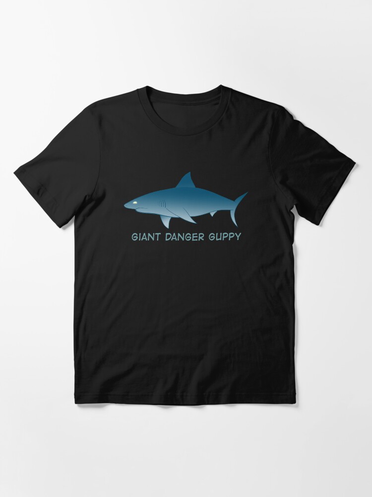 Thumbnail 3 of 7, Essential T-Shirt, Giant Danger Guppy (Shark) designed and sold by amoebasisters.