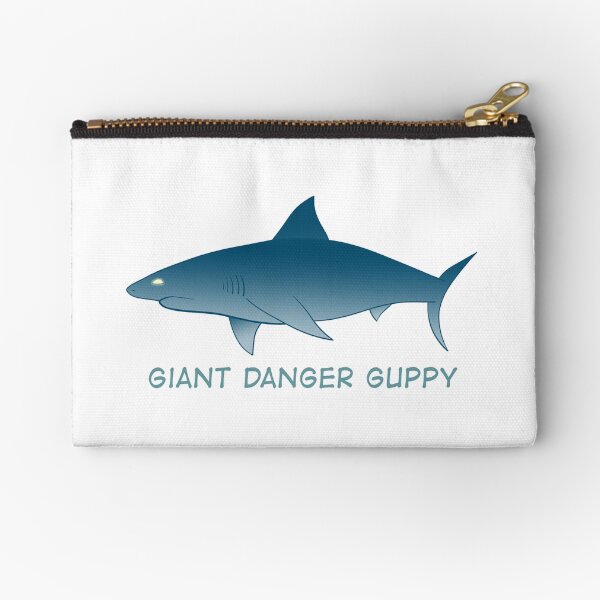 Giant Danger Guppy (Shark) Zipper Pouch