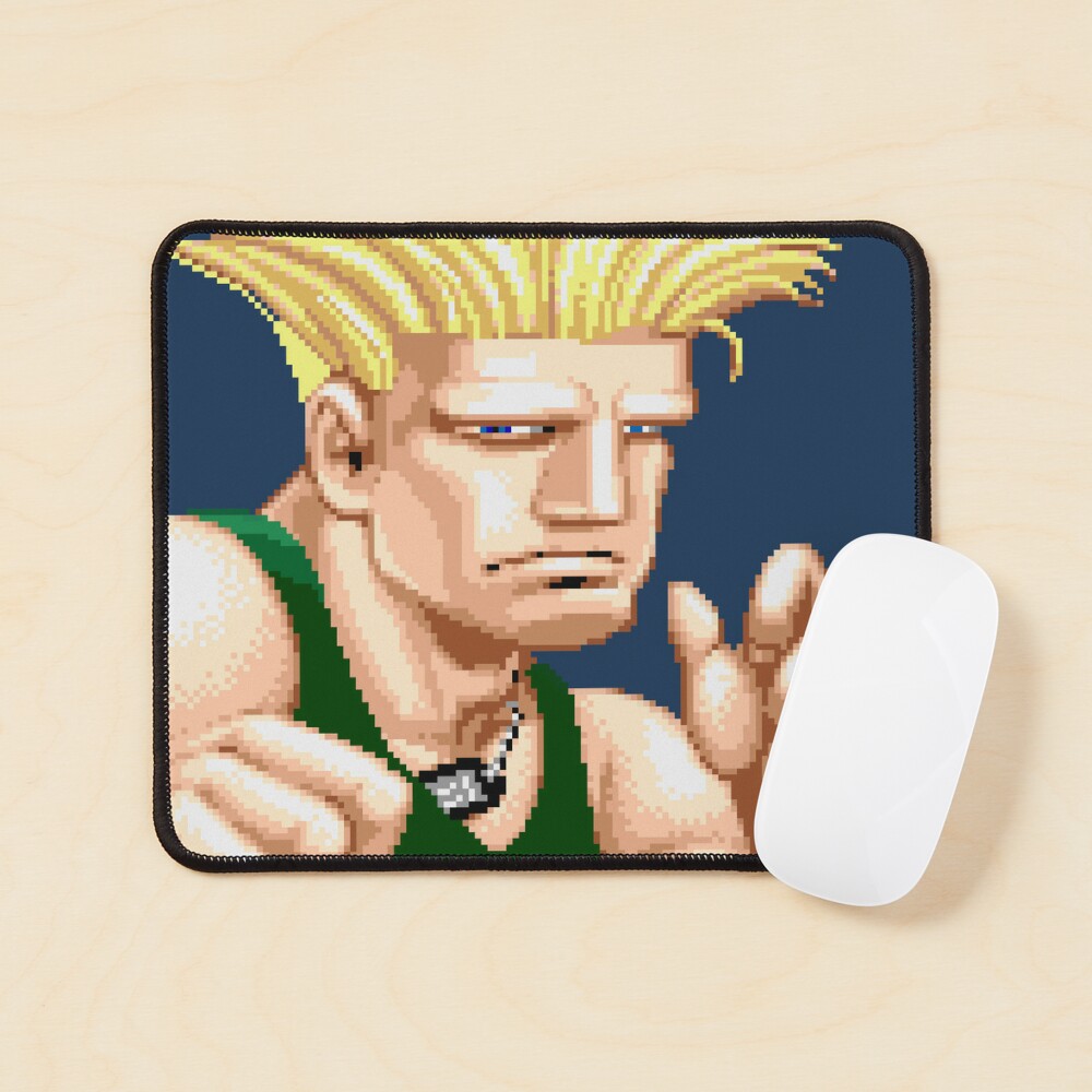 SF2 CHAMPION EDITION GUILE FACE OFF Sticker by PIXLTEES