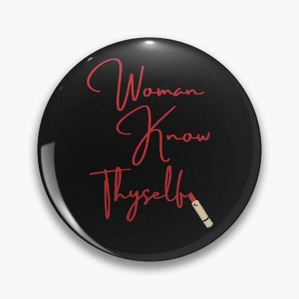 Item preview, Woman know thyself simple typography  designed and sold by Creativity Zone.