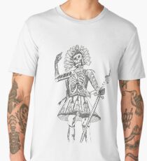 Warrior Battle Armour Skull Time Men's Premium T-Shirt