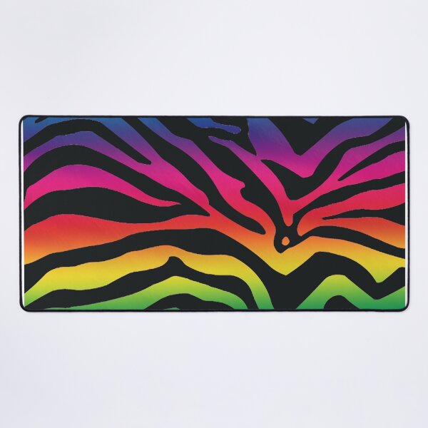 Item preview, Bright Rainbow Tiger Stripes Striped fur Animal Africa Pattern designed and sold by funnytshirtemp.
