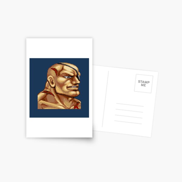 SF2 CHAMPION EDITION GUILE FACE OFF Sticker by PIXLTEES