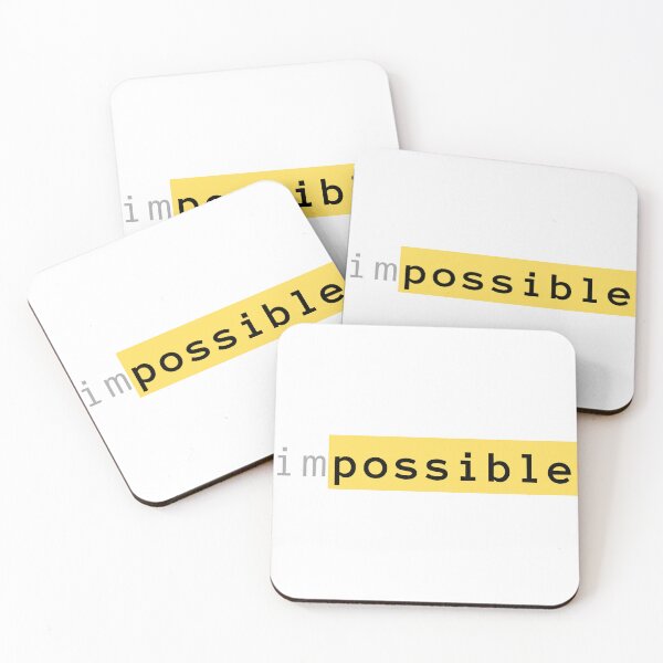 Item preview, im possible, Nothing is impossible, the word itself says 'I'm possible'!  designed and sold by BlareBlare.