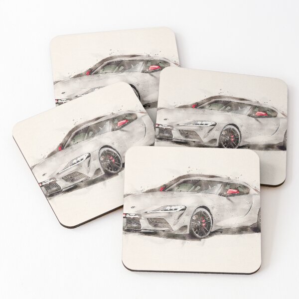 Item preview, Toyota Supra-GR in watercolor designed and sold by paulrommer.