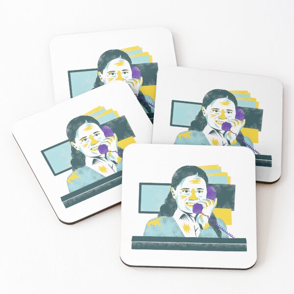 Item preview, The office illustration - Pam Beesly designed and sold by justclyde.