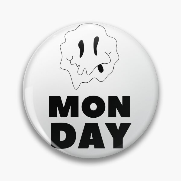Item preview, Black Minimalist Monday Illustrator Design designed and sold by tharindusrilak.