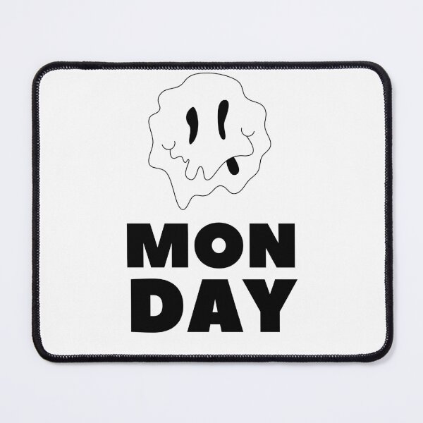 Item preview, Black Minimalist Monday Illustrator Design designed and sold by tharindusrilak.