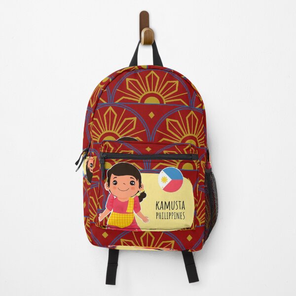 Item preview, Kamusta Philippines red version designed and sold by YeshuaCreations.