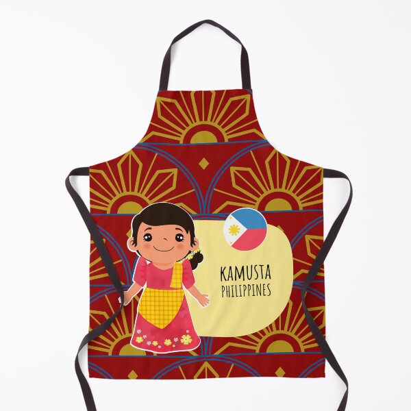 Item preview, Kamusta Philippines red version designed and sold by YeshuaCreations.