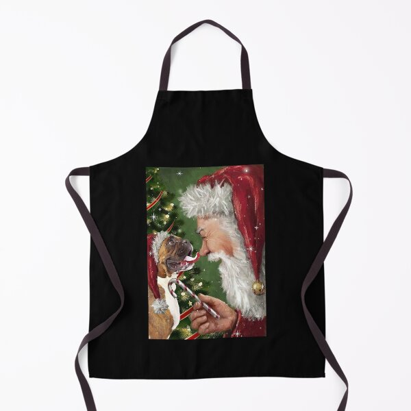 Item preview, Boxer Lick nose Santa With Candy dogs lover designed and sold by cevyl49.