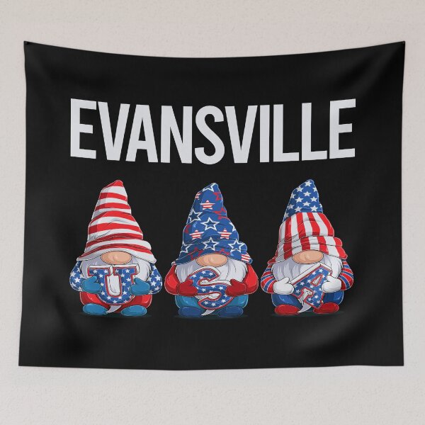 Item preview, Happy USA Gnomes Evansville designed and sold by xaviajames9.
