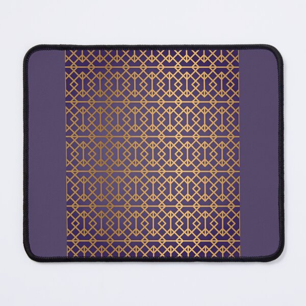 Item preview, Art Deco style retro purple & gold block designed and sold by TheWorldofYvonneMarrs.