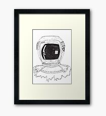 Space Man Framed Print