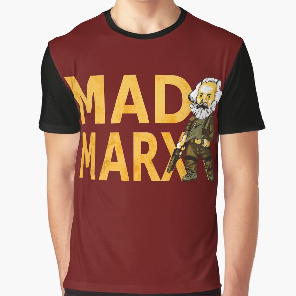 Vista previa del artículo con la obra «Mad marx», diseñado y vendido por GamusinoHunter.