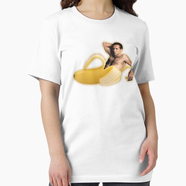 Nicholas Cage as a Banana - Nicolas Cage - Nick Cage - Nic Cage Essential T-Shirt