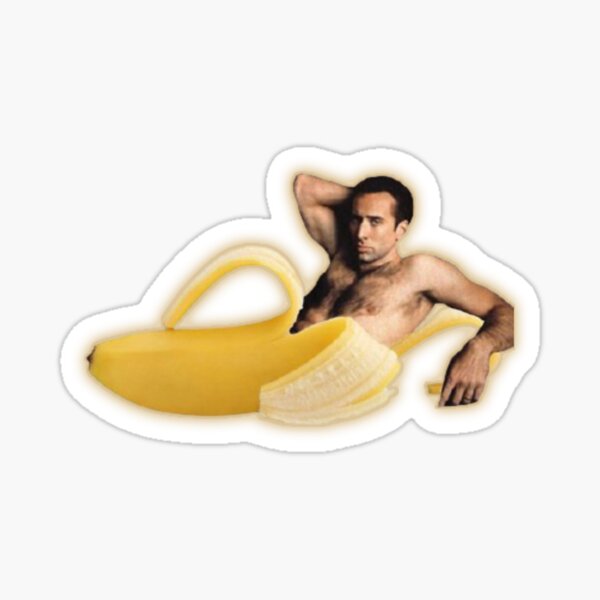 Item preview, Nicholas Cage as a Banana - Nicolas Cage - Nick Cage - Nic Cage  designed and sold by PAFDesign.