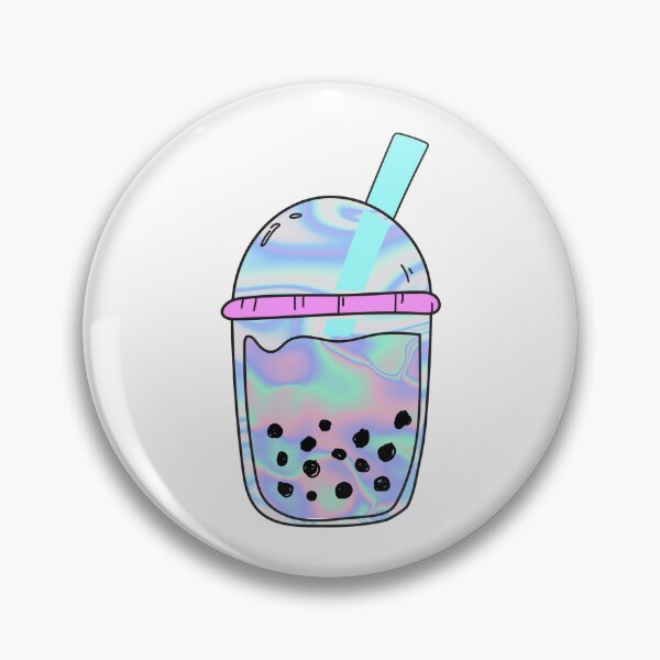Item preview, Holographic foil Bubble Tea , Iridescent Bubble Tea designed and sold by ShawnDzign.