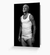 Jeremy Corbyn Underwear Model Greeting Card