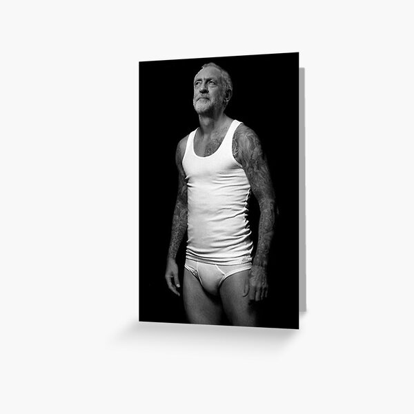 Jeremy Corbyn Underwear Model Greeting Card